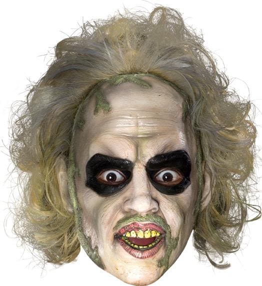 Beetlejuice 3/4 Mask w/ Hair