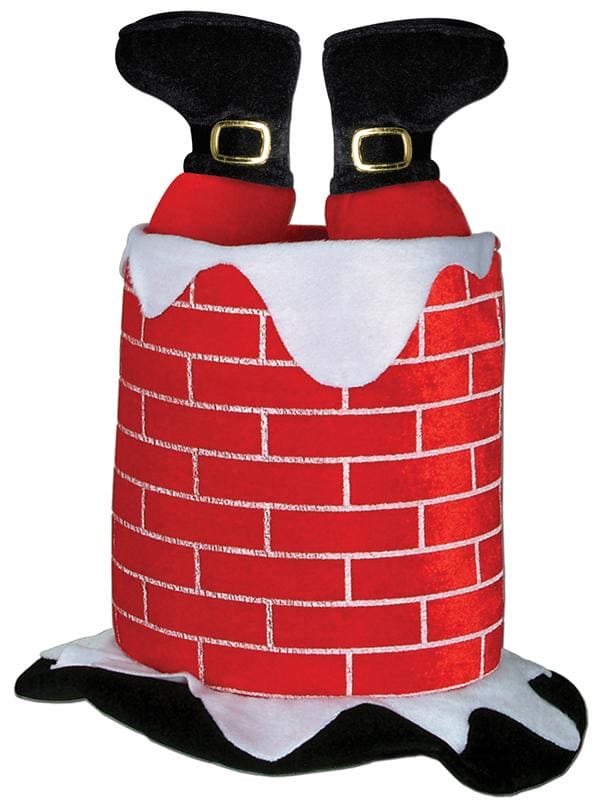 Plush Santa Chimney Hat