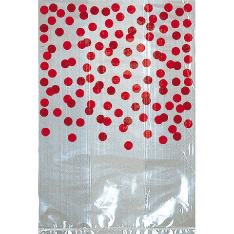 Cello Bags with Red Dots 25ct