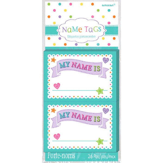 Baby Shower Name Tags