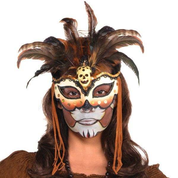 Witch Doctor Voodoo Fashion Mask