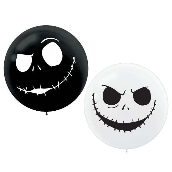 Nightmare Before Christmas 24in Giant Latex Balloons 2 Ct