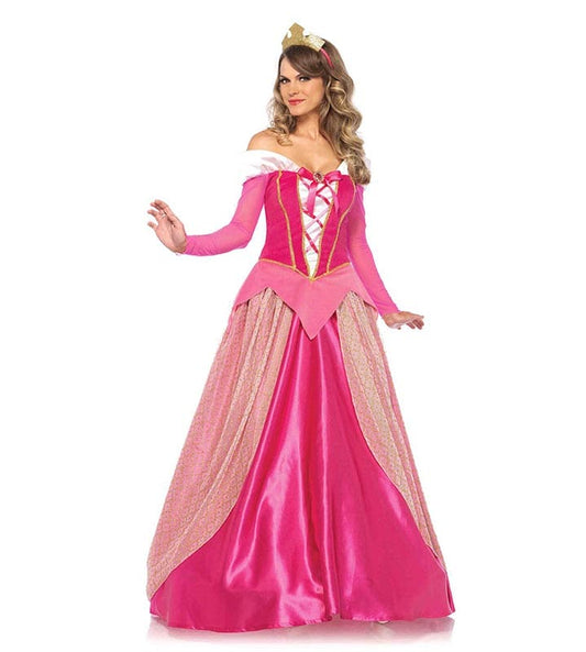 Sexy Beauty Pink Sleeping Princess Cosplay Costume