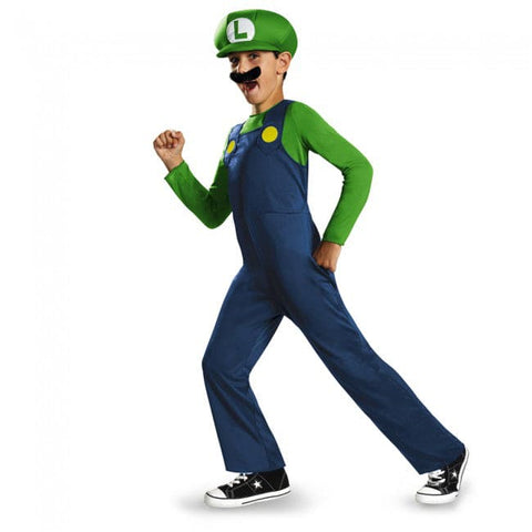 Super Mario Luigi Classic Child Costume