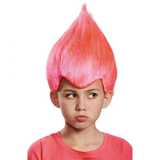 Trolls Wacky Pointed Child Pink Wig