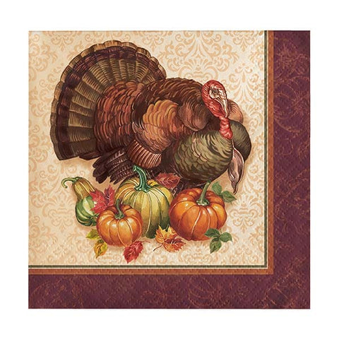 Thanksgiving Turkey Beverage Napkins