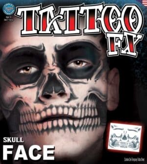 Face Tattoo Kit Skull