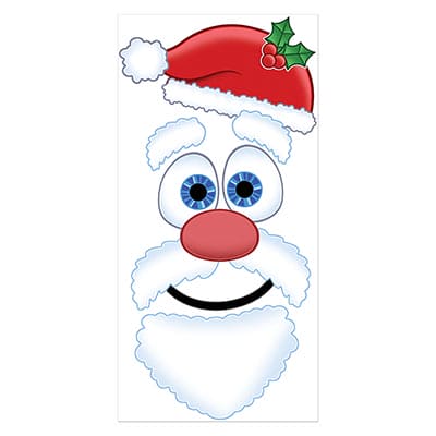 Santa Face Door Cover