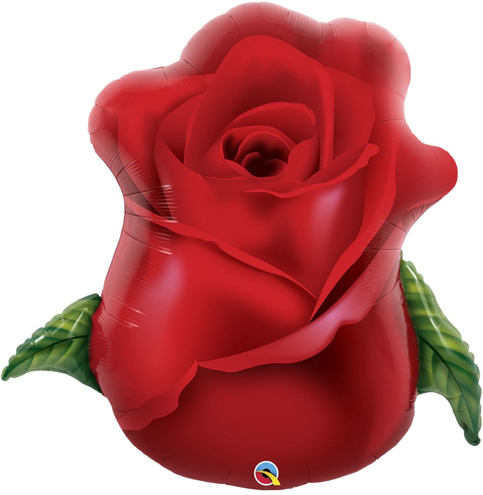 Rose Bud Shaped Love 33in  Balloon