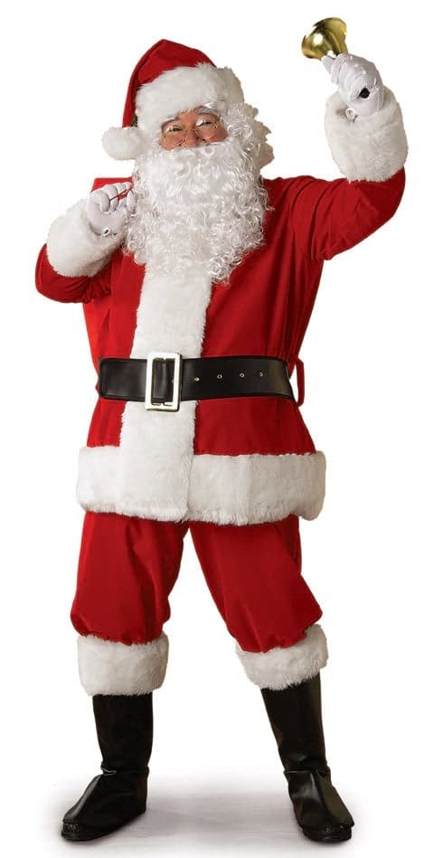 Deluxe Plash Santa Suit