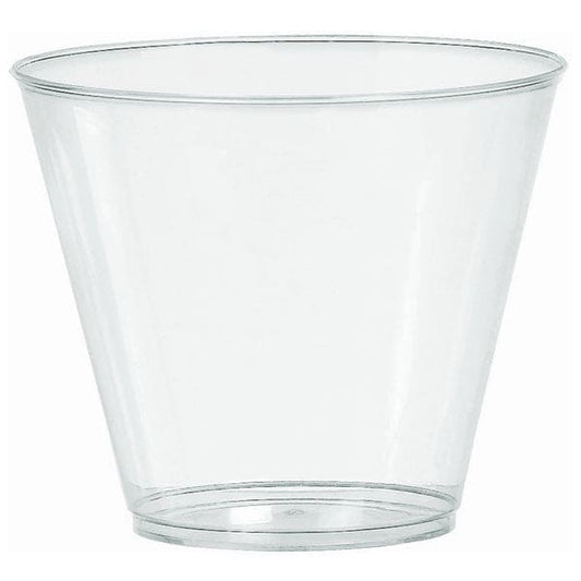 Plastic 9oz Clear Big Party Pack Cups