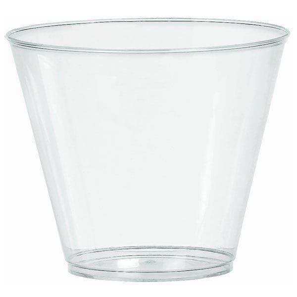 Plastic 9oz Clear Big Party Pack Cups