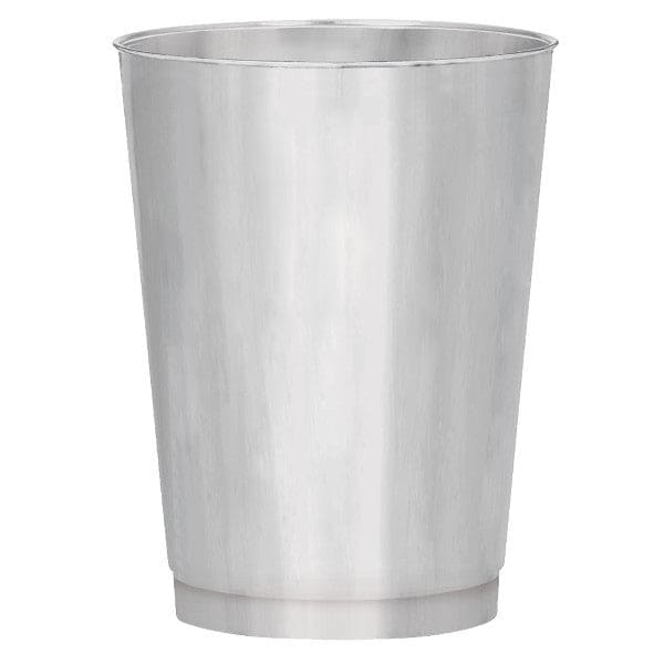 Silver Electroplated 10oz Plastic Tumblers 30 Ct