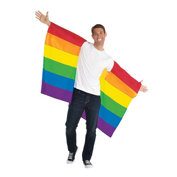 Pride Rainbow Fabric Body Flag