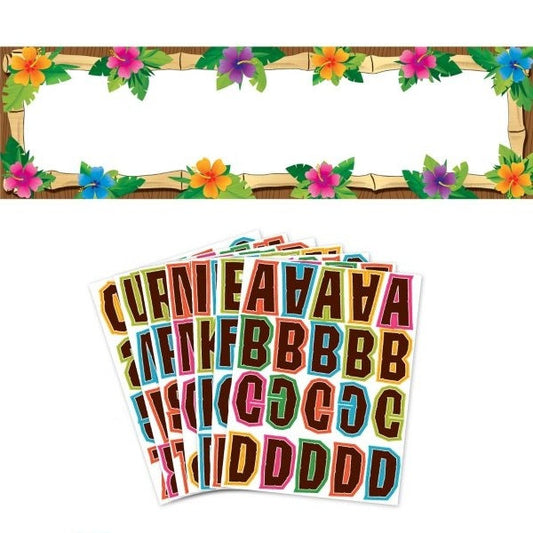 Luau Personalized Giant Sign Banner