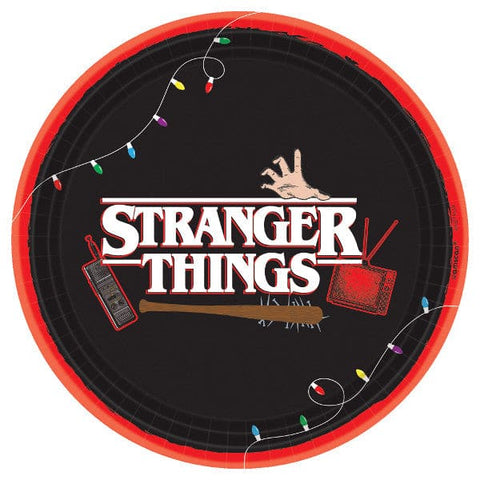 Stranger Things 9" Round Plates Dinner Plates