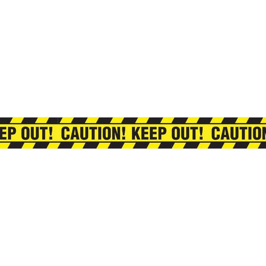 Halloween Value Plastic Caution Tape 20ft 1 Ct