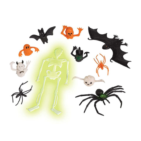 Bag of 48 Halloween Plastic Creatures Favors 48 Ct