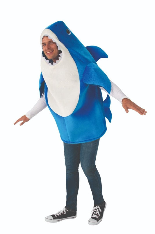 Adult Baby Shark Daddy Shark Costume Blue