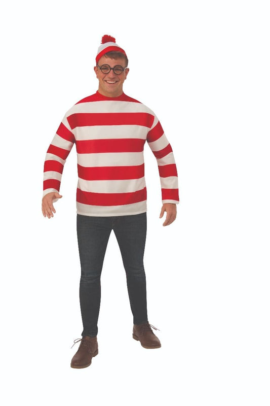 Where's Waldo Full Figure Adult Costume