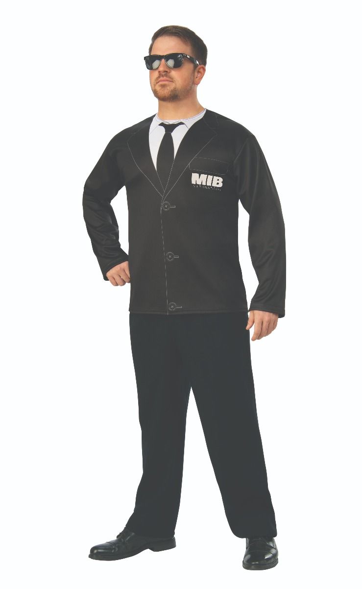 Men in Black Agent H Costume Top