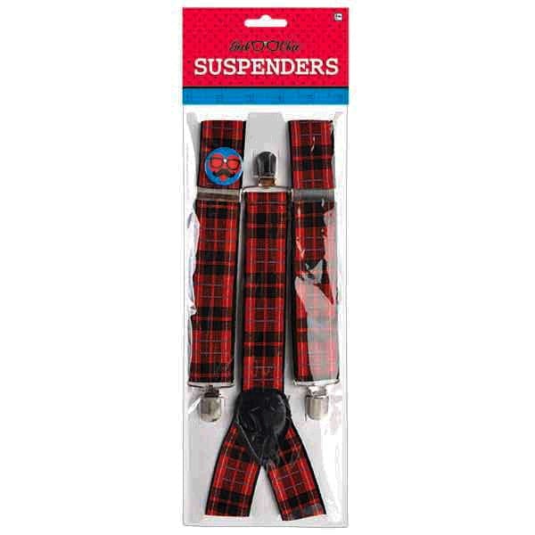 Rockabilly Plaid Suspenders