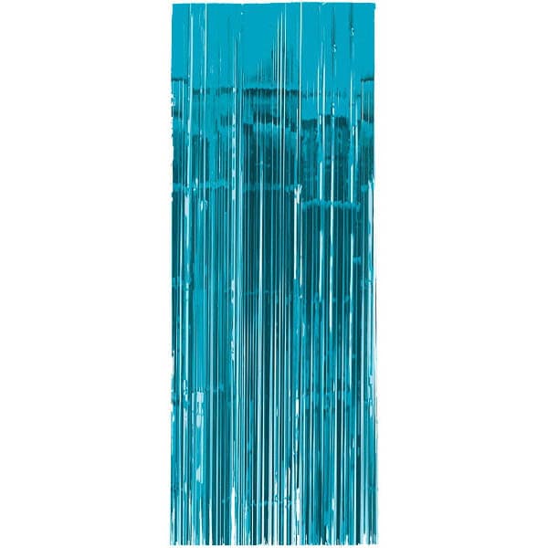Metallic Curtain Carrib Blue 3ft x 8ft
