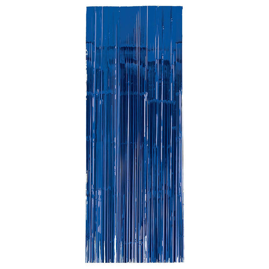 Metallic Curtain Royal Blue 3ft x 8ft