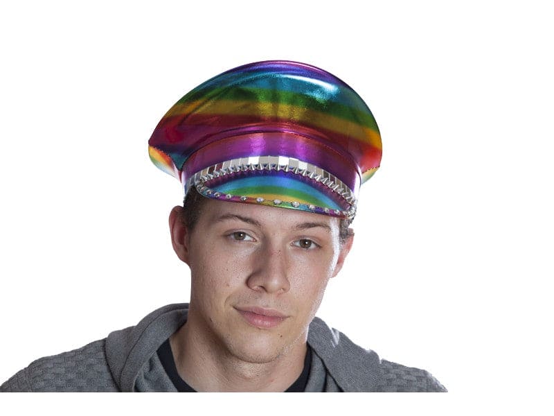 Rainbow Major/Biker Hat