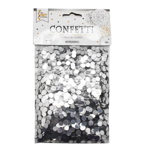 Silver Dot Confetti