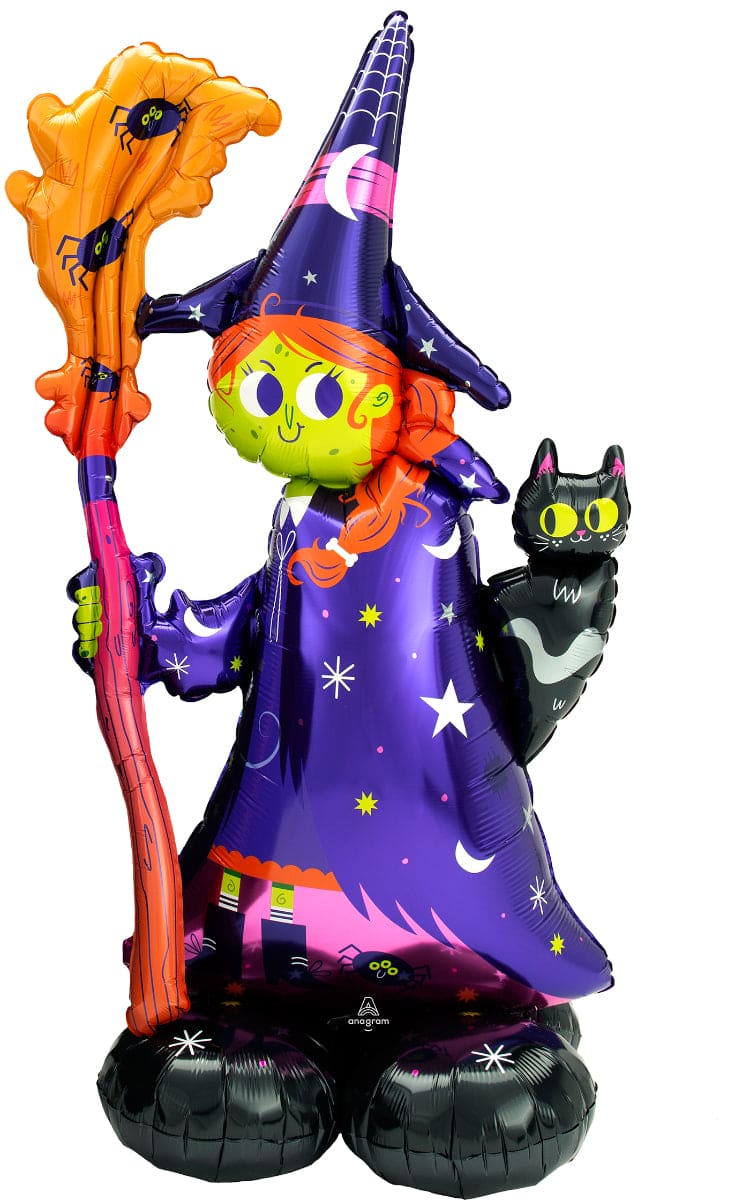Scary Witch 55in Halloween  Airloonz Balloon