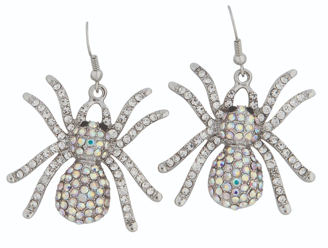 Wicked Gems Spider Earrings