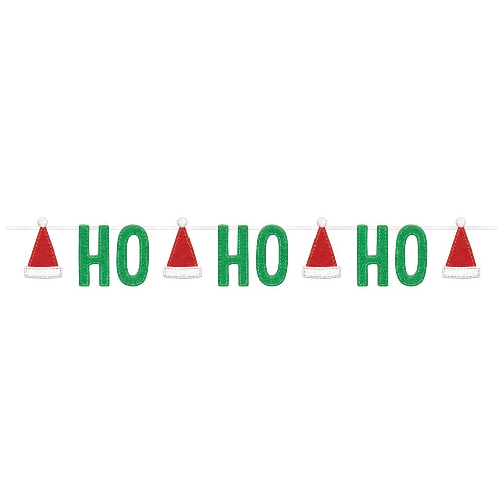 Banner Ho Ho Ho Felt