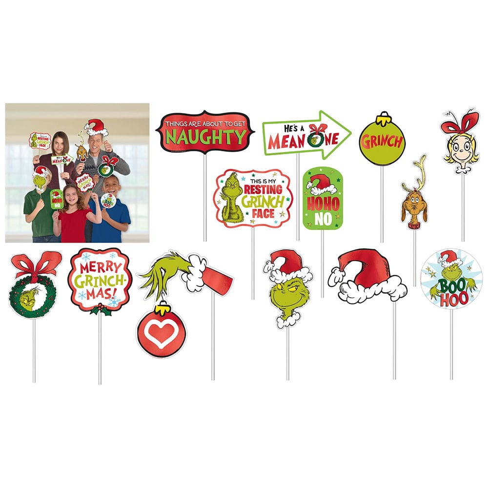 Grinch Photo Prop Kit