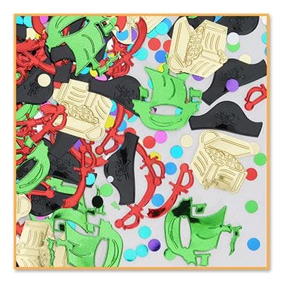 Pirate Party Foil Confetti Mix 0.5oz