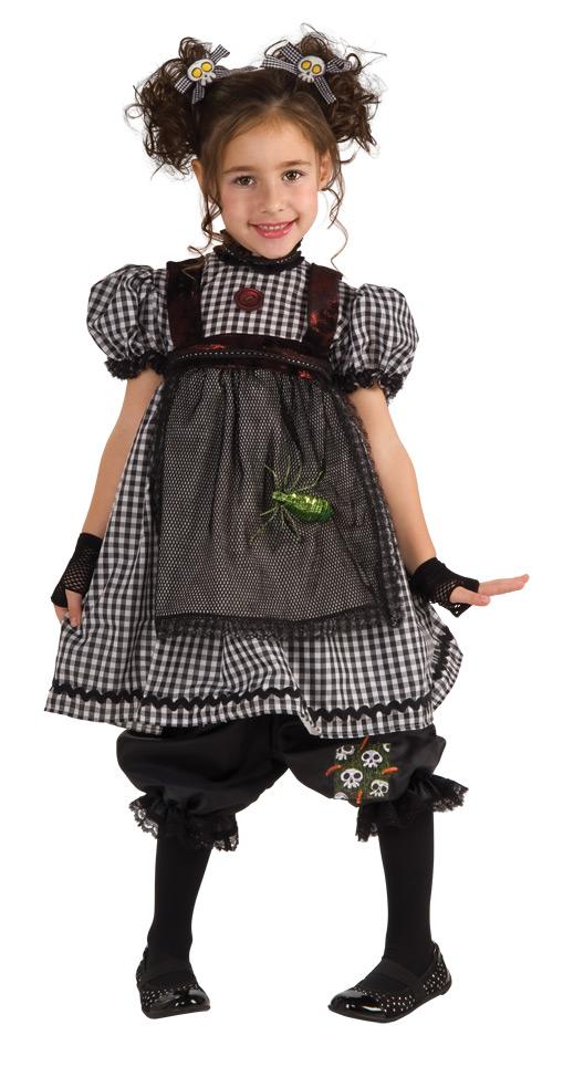 Gingham Black Rag Doll Toddler Costume