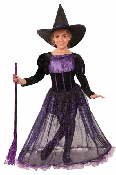 Purple Potion Witch Child Costume - Party Depot Store