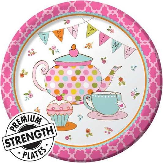 Tea Time 9in Round Plates