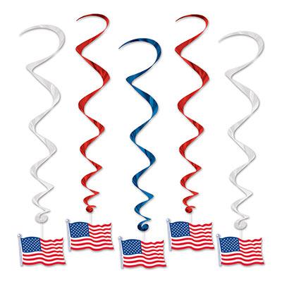 American Flag Swirls