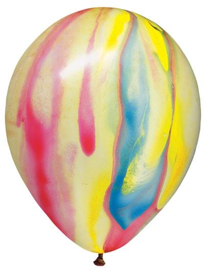 Tye-Dyed Latex Balloons 10ct