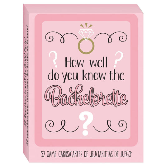 How Well Do You Know - The Bachelorette Game