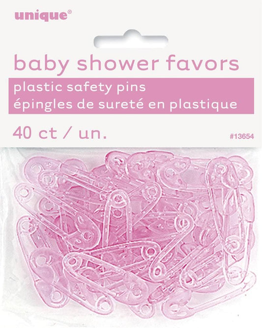 Pink Mini Safety Pins