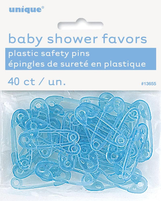 Blue Mini Safety Pins
