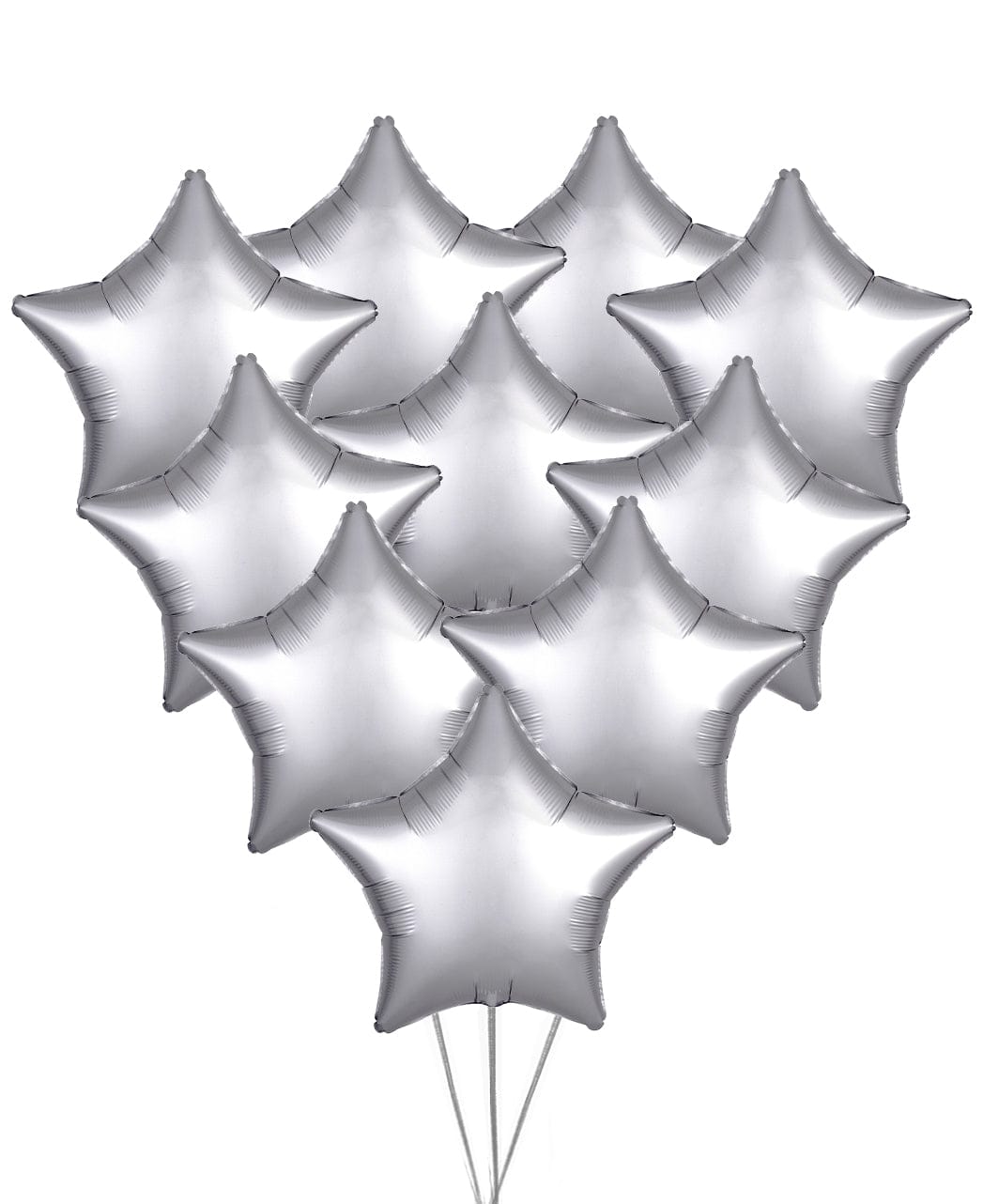 10 Count 19" Crome Balloons - Party Depot Store